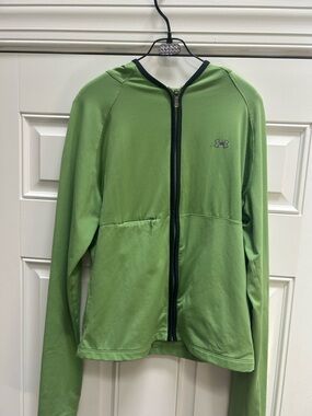 Under Armour Lime Green Full-Zip Hoodie with Black Trim